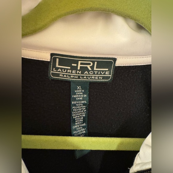 Ralph Lauren Black and White Fleece Jacket - Picture 2 of 5